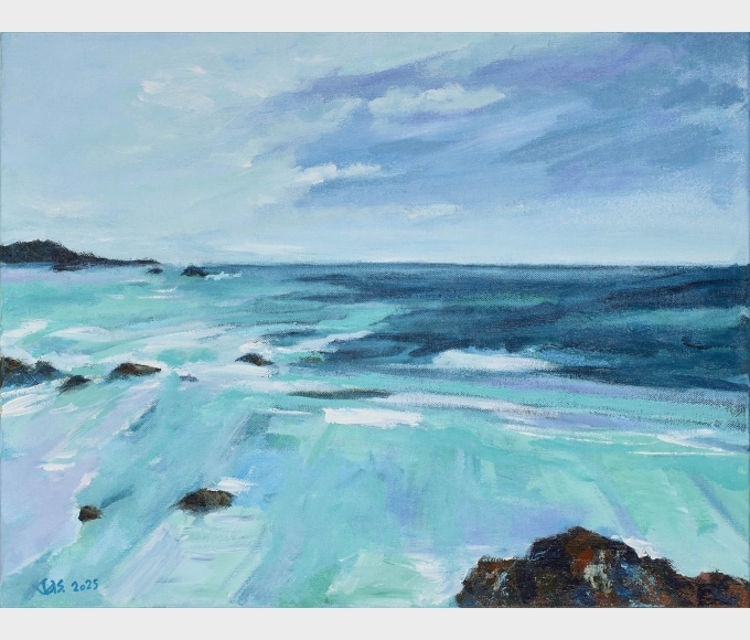 翠濤流影 Emerald Tides and Shifting Reflections